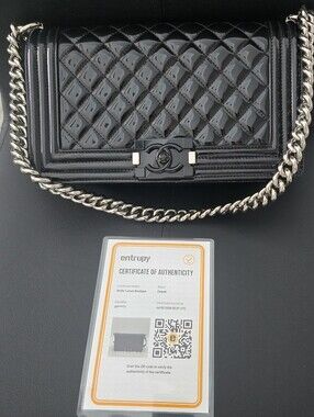 CHANEL Patent Leather Bag